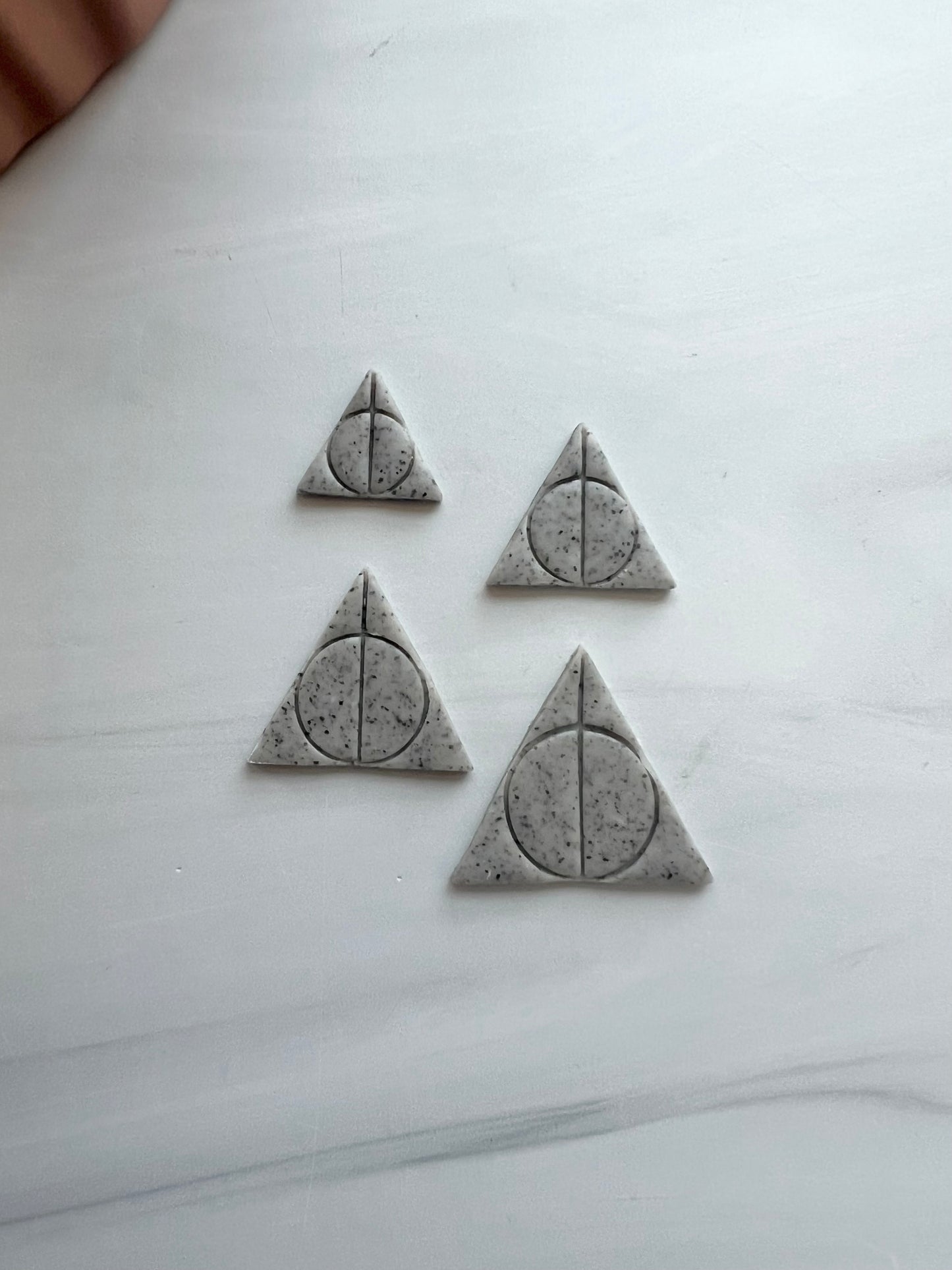 Embossed Deathly Hallows Triangle Cutter