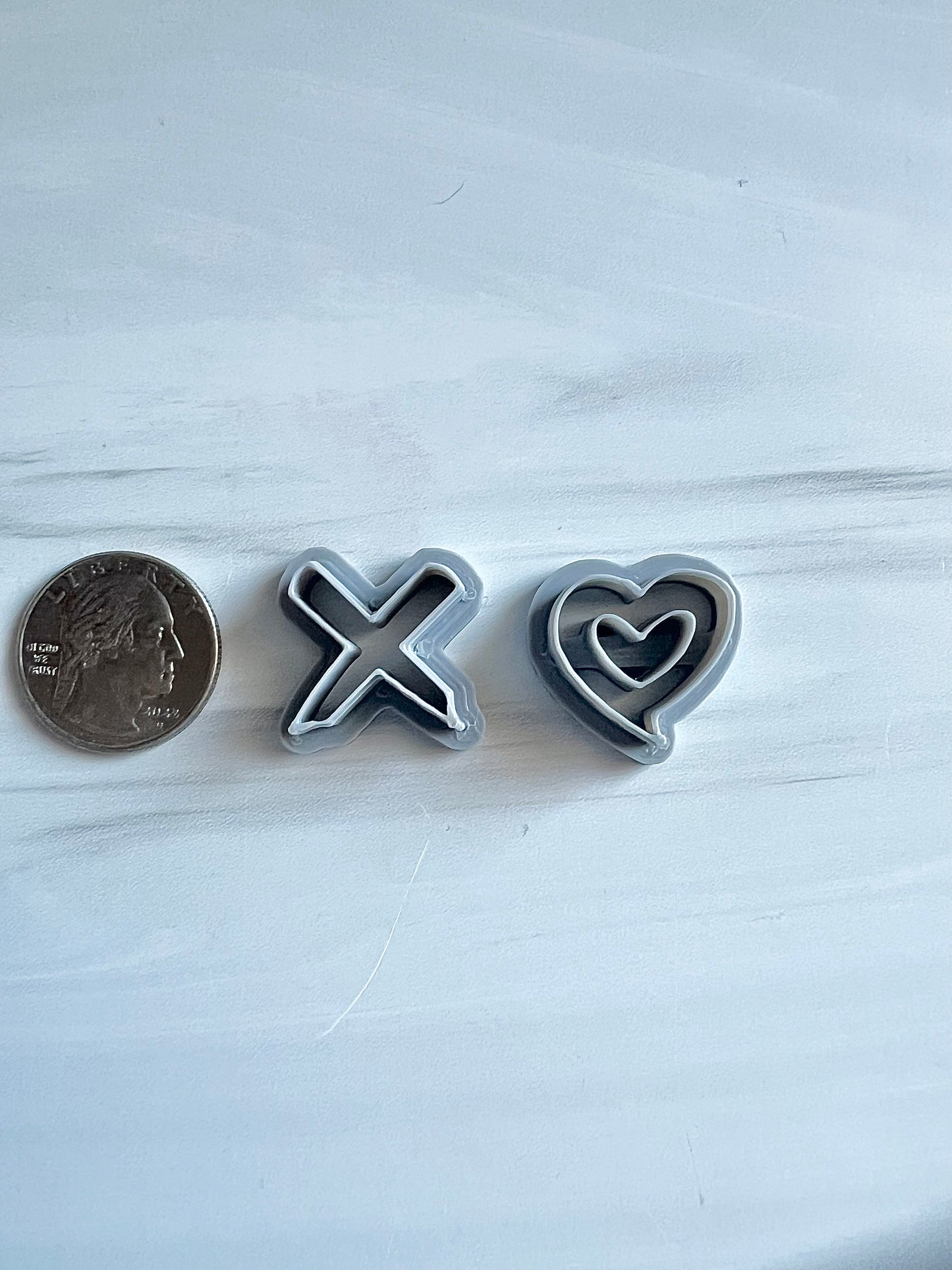 X O Valentines Letter Cutter Set